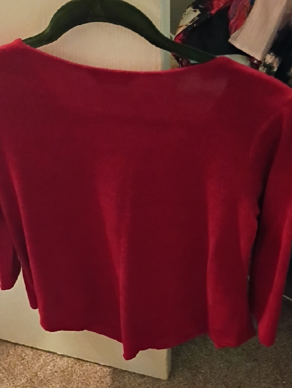 Red Rhinestone Reindeer Sweater - Picture 2 of 5